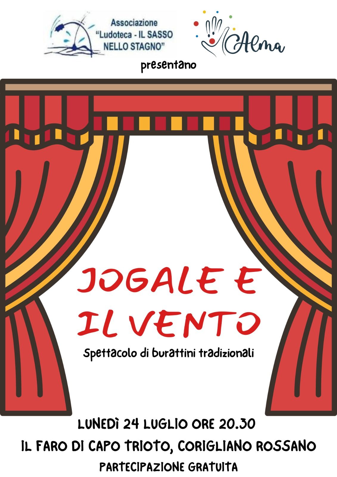 Jogale e il vento - Spettacolo di burattini tradizionali