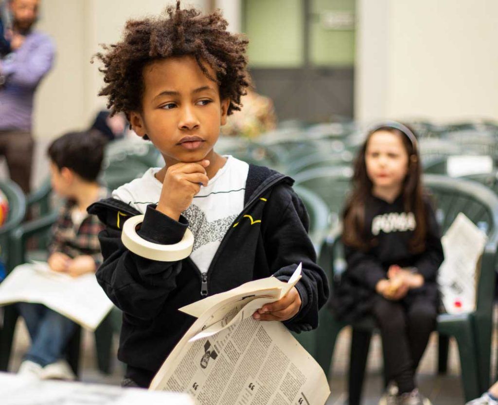 Mattia, il più piccolo volontario dell'Associazione ALMA